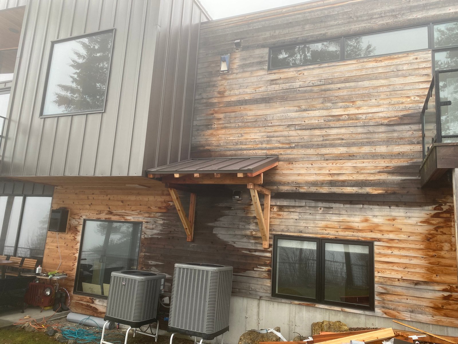 After photo of completed framing work in Kalispell Montana